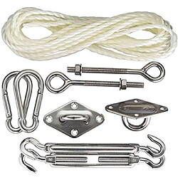Perel Kit de montage voile solaire