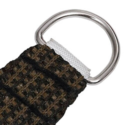 Avis Helloshop26 Voile d'ombrage 160 g/m² marron 3 x 4 m PEHD 02_0009155
