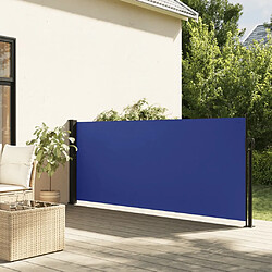 vidaXL Auvent latéral rétractable bleu 120x500