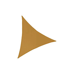 Ideprice EPRICE Toile d'ombrage triangulaire - Ocre 3 m