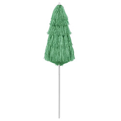 vidaXL Parasol de plage Hawaii 180 cm - Vert