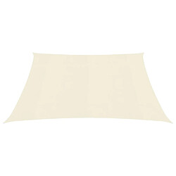 Helloshop26 Voile d'ombrage 160 g/m² crème 6 x 6 m PEHD 02_0009107