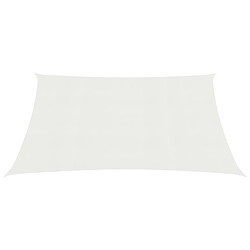 Helloshop26 Voile d'ombrage - Blanc - 2,5x3 m