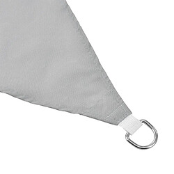 Helloshop26 Voile d'ombrage - 2 x 3 m - Gris clair