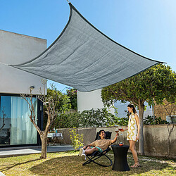 Innovagoods Voile d’ombrage Rectangulaire 2x3 m Gris