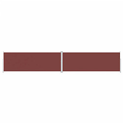 vidaXL Auvent latéral 220x1200 cm - Marron