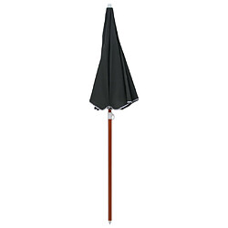 vidaXL Parasol de jardin - Anthracite 180 cm