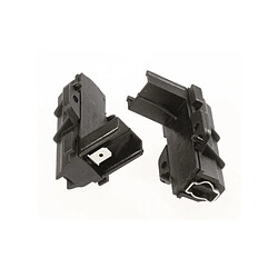Candy Charbons moteur lave-linge Hoover Charbons de moteur pour lave-linge - Compatibles Candy et Hoover - Lot de 2 - Branchement 6,3 mm AMP - Support intégré - Réf. 91212332