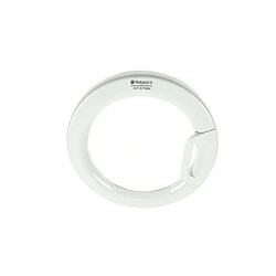 Indesit hublot complet pour lave-linge - Blanc Hublot de porte pour lave-linge Indesit/Hotpoint/Ariston - pièce d’origine C00513888 - plastique blanc - compatible divers modèles