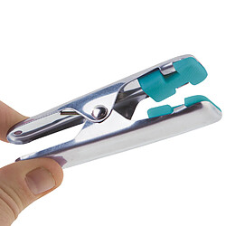Idmarket MARKET Séchoir modulable - Blanc/Bleu pas cher