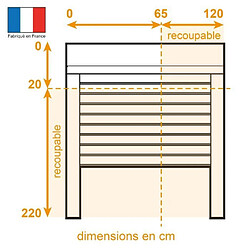 cstore Volet roulant PVC - Blanc