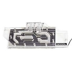 Alphacool Eisblock Aurora GPX-A Radeon RX 6700XT MERC 319 avec Backplate - Acryl + Nickel