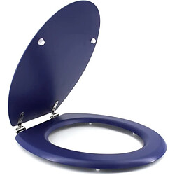 GELCO DESIGN Abattant WC Dolce bleu marine pas cher