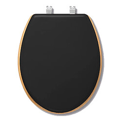 Five Simply Smart Abattant WC effet bois MODERN COLOR - Noir