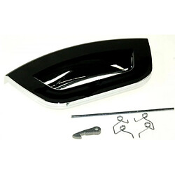 Indesit poignée de hublot lave-linge - Chromé