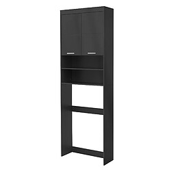 ML-Design Armoire pour machine à laver - Gris foncé