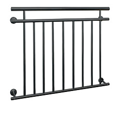 ECD Germany Garde-corps balcon anthracite 90x128 cm