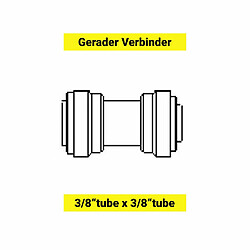 Ich-Zapfe Connecteur réducteur droit 1/2"-3/8"
