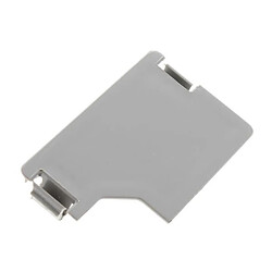 Whirlpool cache gauche de porte de réfrigérateur - Gris clair Accessoire de réfrigérateur, cache supérieur de charnière gauche — ABS, réf. W10733965 — Compatible Whirlpool BSNF9152OX