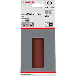 Bosch Feuille Abrasive C430 Pack 10 G180