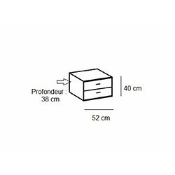 Inside 75 Chambre complète Vernon - Graphite