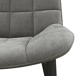 Acheter Moloo SACHA-Chaise en Velours Gris Carbone et métal noir (x4)