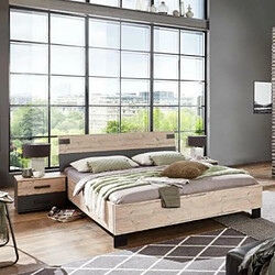 Inside 75 Lit 2 places avec chevets - Multicolore