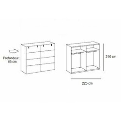 Inside 75 Chambre complète Vernon - Graphite