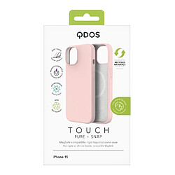 Avis QDOS Coque iPhone 15 Touch Pure - Rose