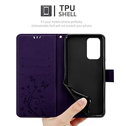 Cadorabo Coque Oppo A94 5G - Lilas Foncé pas cher