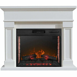 Electric Sun ElectricSun Marisa Cheminée - Blanche pas cher