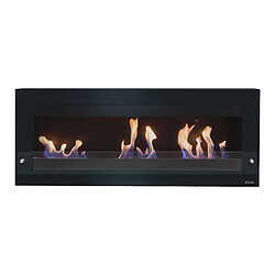 Purline Très grande cheminée murale Melibea - Blanc