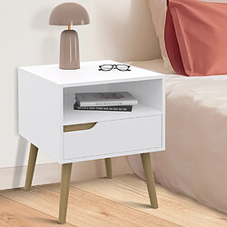 Idmarket MARKET Lot de 2 Tables de Chevet HELSINKI