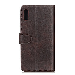 Avis Etui Litchi Café pour Xiaomi Redmi 7A