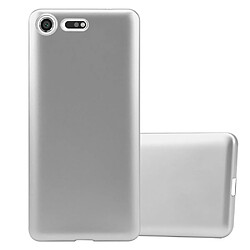 Cadorabo Coque Sony Xperia XZ Premium - Argent Coque smartphone ultra-fin - Design exclusif - Protection anti-choc - Compatible Sony Xperia XZ Premium