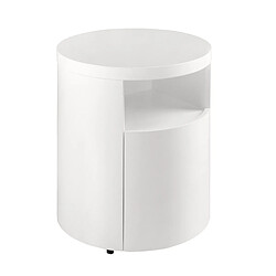 Angel Cerda Table de chevet bois blanc