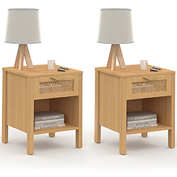 Idmarket MARKET 2 tables de chevet EDHEN