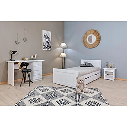 Decopin Table de chevet Maé - Perle