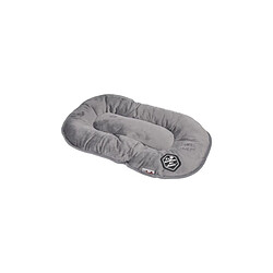 Coussin Flocon Patchy Gris et Noir