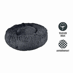 Acheter Toilinux Coussin doux et rond Snow pour chien et chat - Gris anthracite - Diam 95 cm