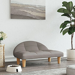 vidaXL Canapé Pour Chien - Taupe