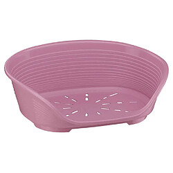 Ferplast Siesta Deluxe 4 - Graphite Corbeille pour animaux - Fond perforé - Antidérapant - Disponible en plusieurs tailles - 61,5 x 45 x 21,5 cm