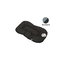 Coussin flocon - 53 cm Noir et gris