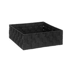 Lot de 4 Paniers de Rangement Déco 28cm Noir