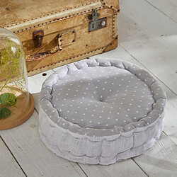 MEVAK LIVING Coussin circulaire - Coeur acier