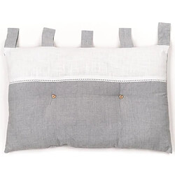Acheter Mevak living Today Charme Chambray - 45x70 cm - Blanc