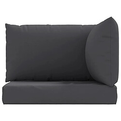 Acheter vidaXL Coussins de palette - Anthracite Lot de 3