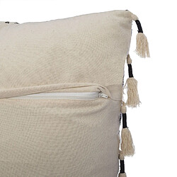 Acheter Atmosphera Coussin Rituality carré déhoussable - 60x60cm - Noir et Blanc