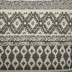 Avis Atmosphera Coussin Rituality carré déhoussable - 60x60cm - Noir et Blanc