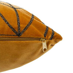 Avis Coussin Déco Velours Lur - 40x40 cm Ocre